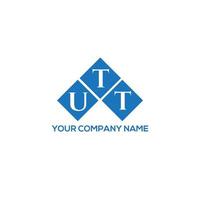 utt brief logo ontwerp op witte achtergrond. utt creatieve initialen brief logo concept. utt brief ontwerp. vector