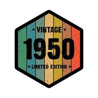 195 vintage retro t-shirtontwerp, vector