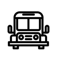 bus pictogram sjabloon vector