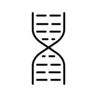 dna, genetisch pictogram vector