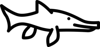 dunkleosteus vectorillustratie op een background.premium kwaliteit symbolen.vector iconen voor concept en grafisch ontwerp. vector