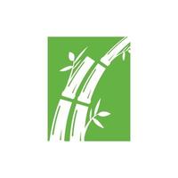 bamboe logo pictogram ontwerp sjabloon vector