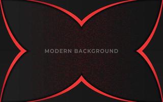 abstracte elegante donkere luxe achtergrond met rood glanzend en glitter element vector