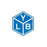 ylb brief logo ontwerp op witte achtergrond. ylb creatieve initialen brief logo concept. ylb-briefontwerp. vector