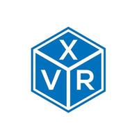 xvr brief logo ontwerp op witte achtergrond. xvr creatieve initialen brief logo concept. xvr-briefontwerp. vector