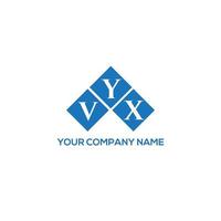 vyx brief logo ontwerp op witte achtergrond. vyx creatieve initialen brief logo concept. vyx-letterontwerp. vector