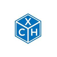 xch brief logo ontwerp op witte achtergrond. xch creatieve initialen brief logo concept. xch brief ontwerp. vector