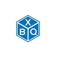 xbq brief logo ontwerp op witte achtergrond. xbq creatieve initialen brief logo concept. xbq brief ontwerp. vector