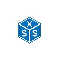 xss brief logo ontwerp op witte achtergrond. xss creatieve initialen brief logo concept. xss brief ontwerp. vector