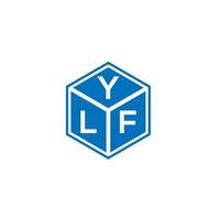 ylf brief logo ontwerp op witte achtergrond. ylf creatieve initialen brief logo concept. ylf brief ontwerp. vector