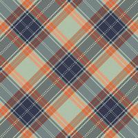 tartan geruit patroon met textuur en natuurkleur. vector