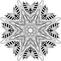 abstracte mandala-achtergrond vector