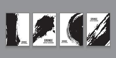 vector set van moderne abstracte cover boekontwerp. banner grunge-stijl.