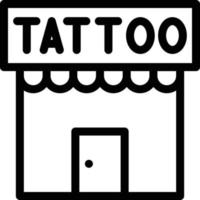 tattoo studio vectorillustratie op een background.premium kwaliteit symbolen.vector pictogrammen voor concept en grafisch ontwerp. vector