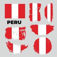 gelukkige onafhankelijkheidsdag van peru begroeting achtergrond. abstracte peru land vlag illustratie. vector illustratie