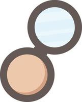 blush voor gezichtsmake-up. vector