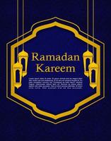 achtergrond ramadan kareem vector