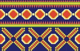 geometrische Oosterse tribal etnische patroon traditionele achtergrondontwerp voor tapijt, behang, kleding, verpakking, batik, stof, vector illustratie borduurstijl.