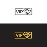 VIP-lidmaatschap. vector pictogram sjabloon