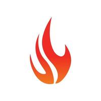 brand vlammen icoon. vuur vlam illustratie vector