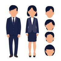 bank officier vector