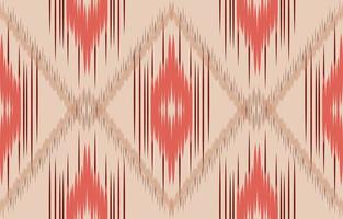 stof ikat naadloze patroon geometrische etnische traditionele borduurwerk style.design voor achtergrond, tapijt, mat, sarong, kleding, vectorillustratie. vector