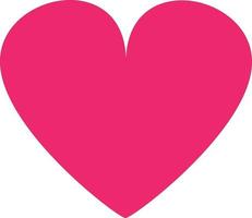 roze glanzend hart pictogram. hart teken. vector
