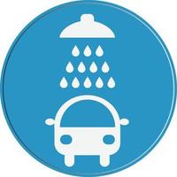 auto wassen icoon. auto wassen teken. vector