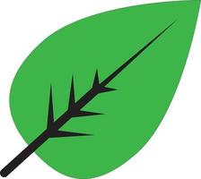 blad pictogram op witte achtergrond. groen blad teken. blad logo symbool. vector