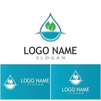 waterdruppel logo sjabloon vector illustratie ontwerp