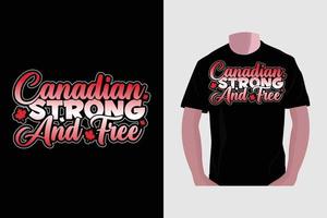 Canada dag t-shirt ontwerp, vector