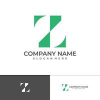 initiële tz logo vector ontwerpsjabloon, creatieve tz logo ontwerpconcepten