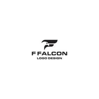 f falcon logo ontwerp vector