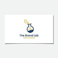 lab verkoop logo ontwerp vector