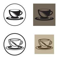 koffiekopje logo sjabloon vector