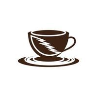 koffiekopje logo sjabloon vector