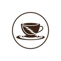 koffiekopje logo sjabloon vector