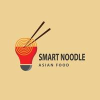 ontwerp logo sjabloon. bol en ramen eten. vectorillustratie. vector