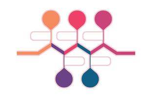 zakenkring. tijdlijn infographic pictogrammen ontworpen voor abstracte achtergrond sjabloon mijlpaal element modern diagram proces technologie digitale marketing gegevens presentatie grafiek vector