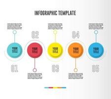 moderne zakelijke infographic sjabloon vector