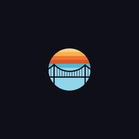 brug logo ontwerp sjabloon vector