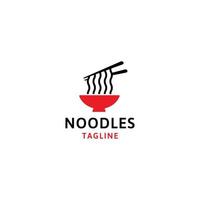 noedels logo pictogram ontwerpsjabloon. café en restaurant - vector