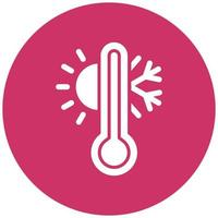 thermometer pictogramstijl vector