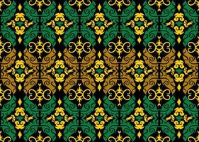 naadloos patroon van dayak etnisch patroon. traditioneel Indonesisch weefselmotief.borneopatroon. vector ontwerp inspiratie. creatief textiel voor mode of stof