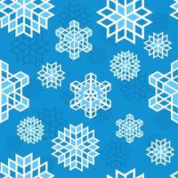 kerst sneeuwvlok patroon kleurrijke achtergrond. naadloos herhalend patroon.