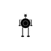 robotpictogram met cirkel vector