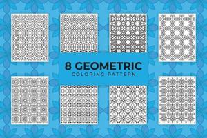 textiel geometrische patroonpagina vector