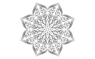 mandala bloemmotief, vintage decoratieve elementen vector