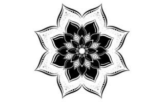 mandala bloemmotief, vintage decoratieve elementen vector