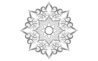 mandala bloemmotief, vintage decoratieve elementen vector